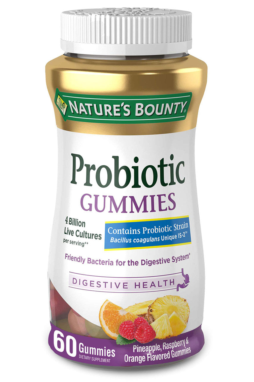 Natures Bounty Digestive Health Probiotic Gummies, 60 Ea